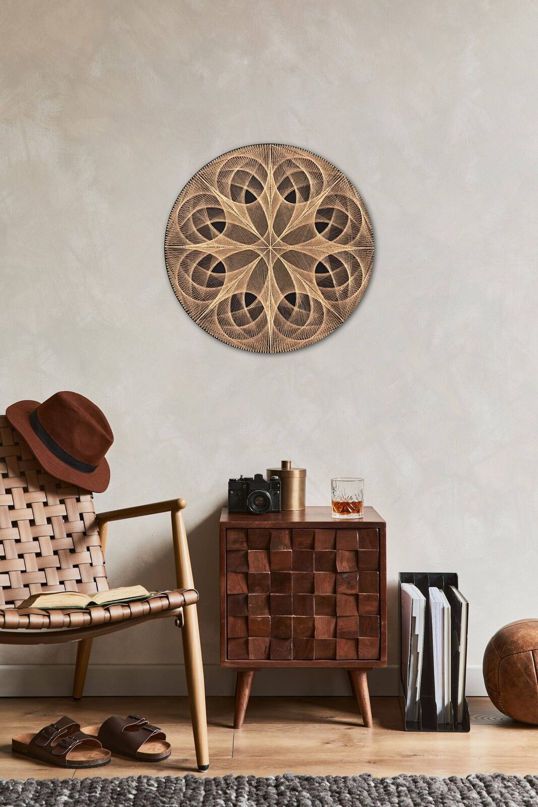 Custom 24 inch Mandala String Art by Asja